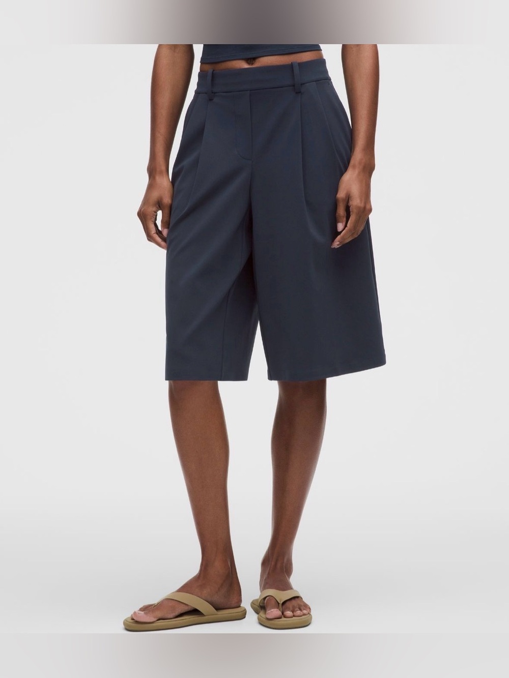Lululemon Daydrift Low-Rise Relaxed-Fit Short 14" True Navy Sz XL NWT